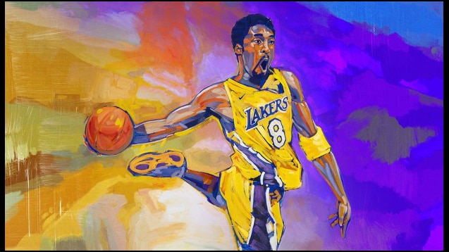 Kobe Bryant Cartoon Painting