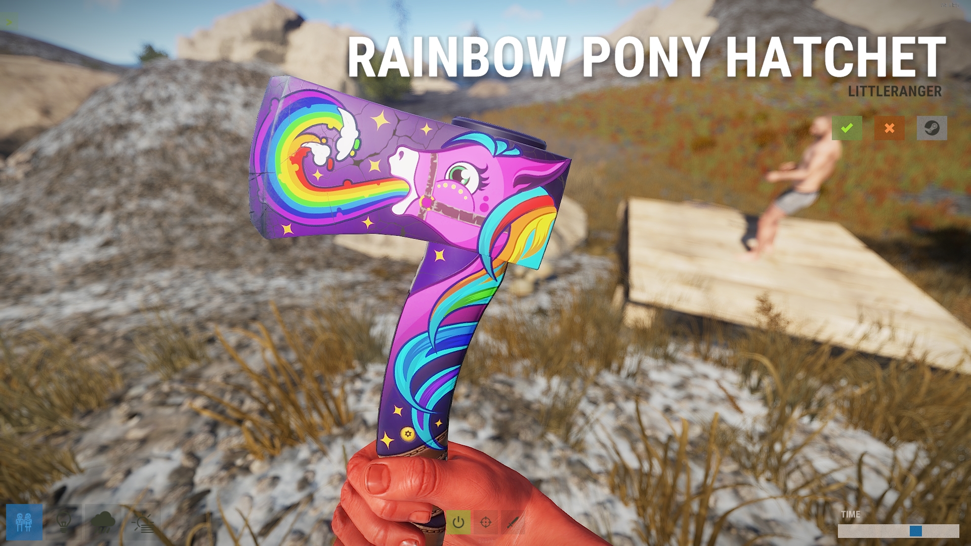 Rainbow Pony Hatchet thumbnail 6