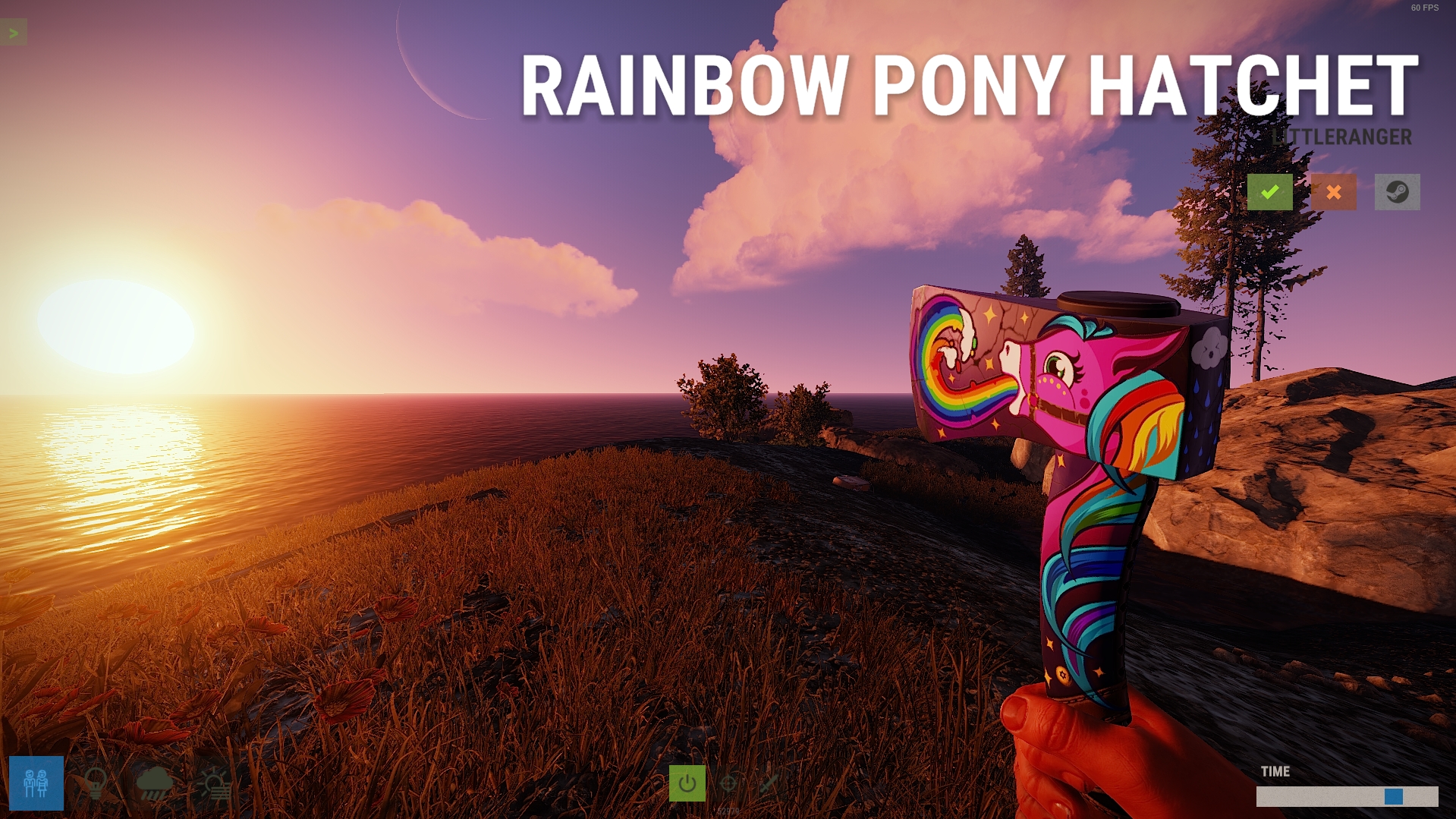 Rainbow Pony Hatchet thumbnail 2