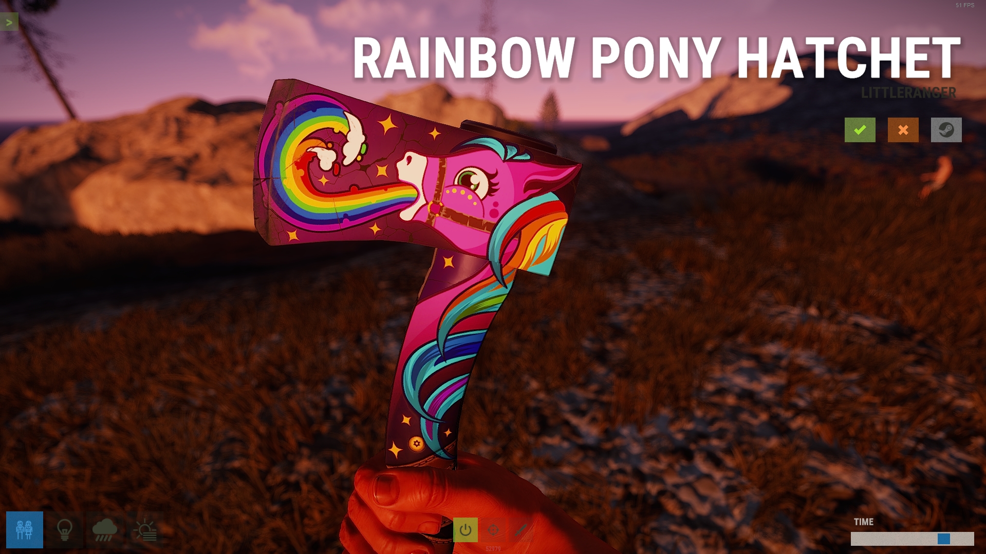 Rainbow Pony Hatchet thumbnail 7
