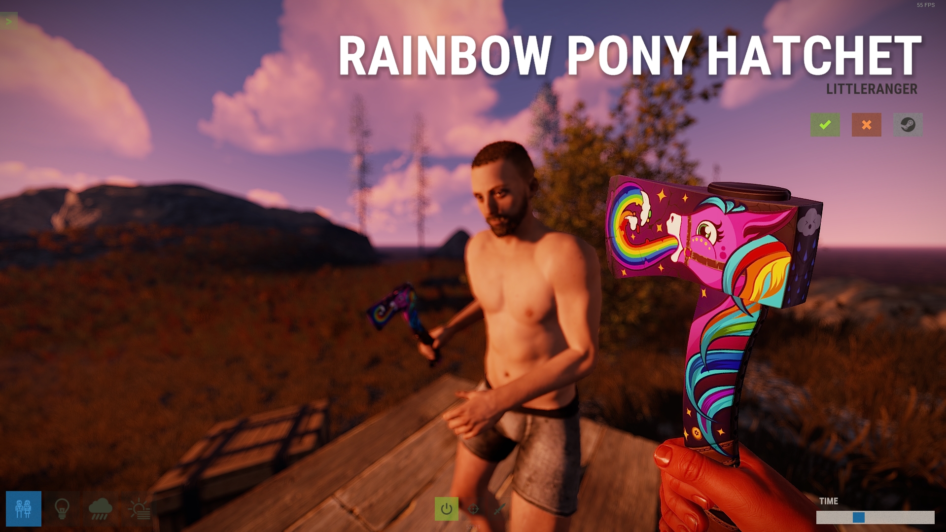 Rainbow Pony Hatchet thumbnail 8