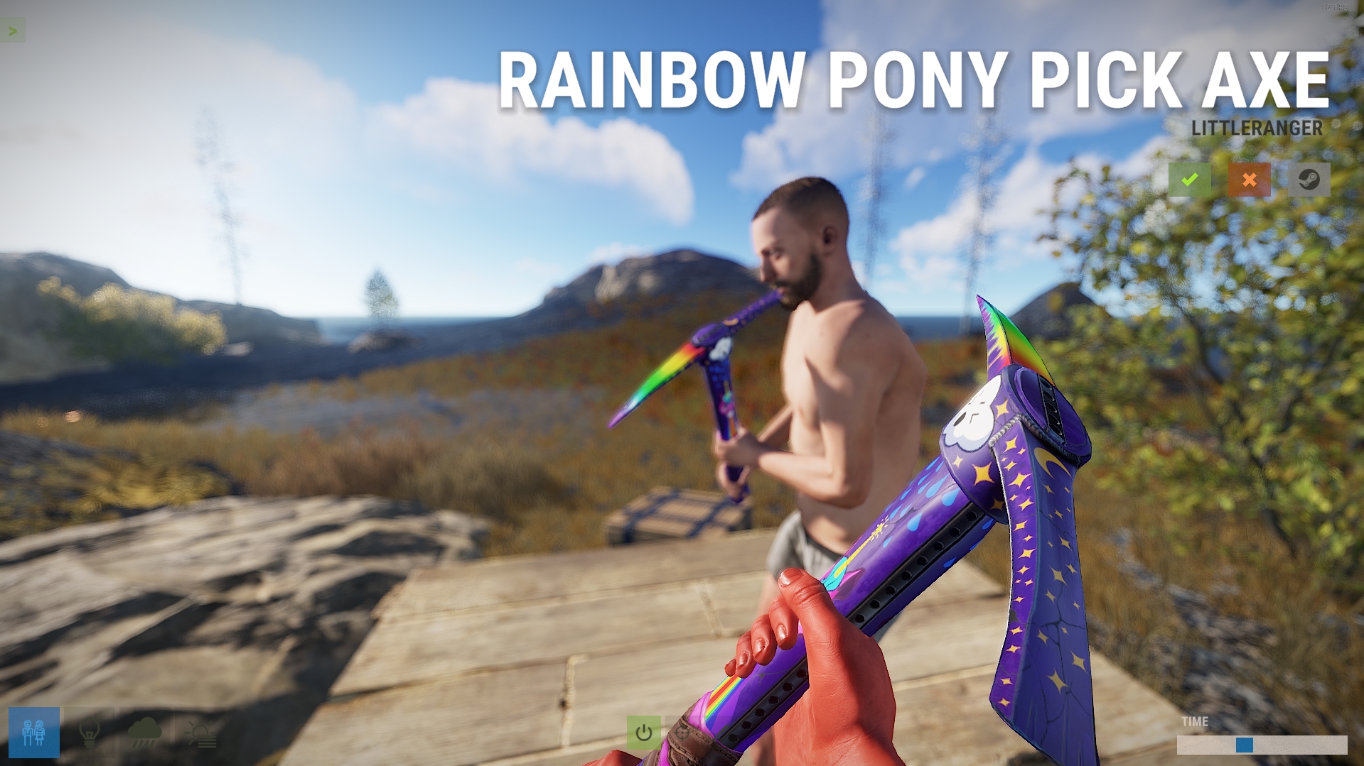 Rainbow Pony Pick Axe thumbnail 2