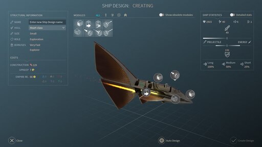 Designing ships
