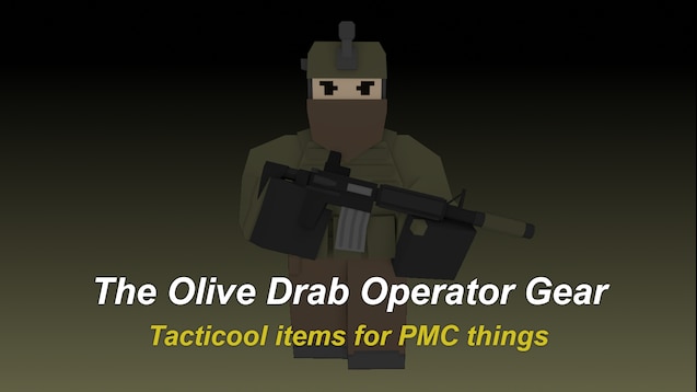 suelo sobrina Desgracia Steam Workshop::The Olive Drab Operator Gear