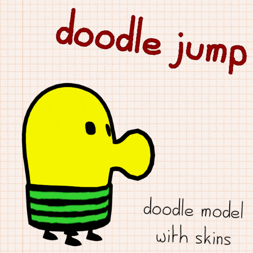 Mobile - Doodle Jump Galaxy (Prototype) - Doodle (Astronaut) - The Models  Resource