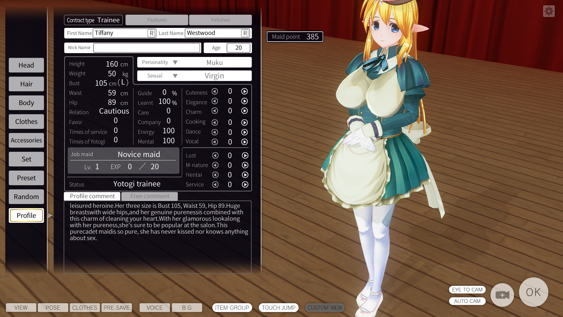 Custom order maid how do the sex scenes work