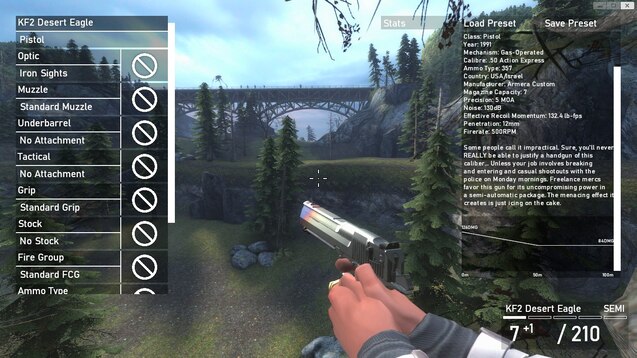 Steam Workshop Arccw Kf2 Desert Eagle - irons ights mobile roblox