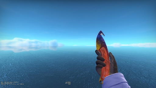 Steam gut knife marble fade фото 9