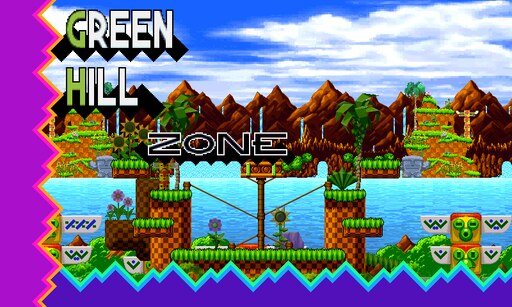Sonic 1 green hill zone sprites