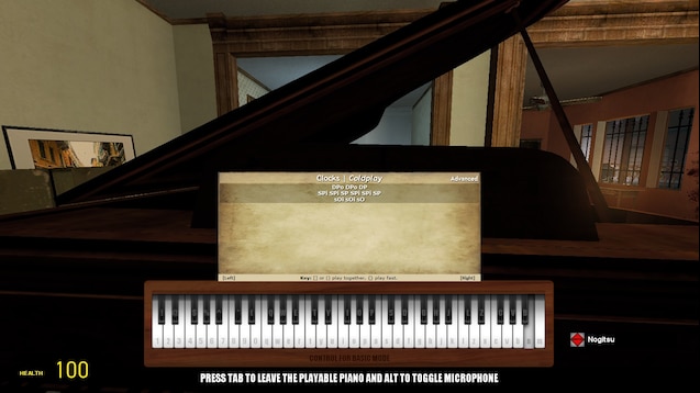 Escalera Cerdo arrepentirse Steam Workshop::Extended Playable Piano