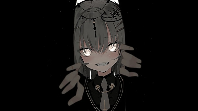 Dark anime girl