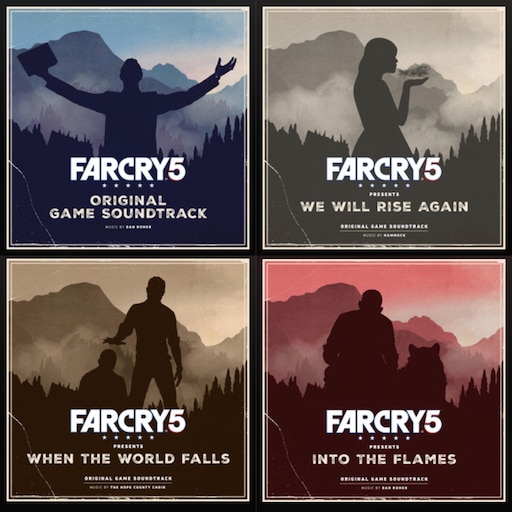 Ost far. Far Cry 5 OST. Far Cry 5 Soundtrack. Dan Romer far Cry 5. Фар край 5 обложка.