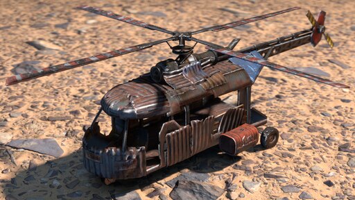 Minicopter Scrap Heli | The RUST Scrap Transport Helicopter Guide – LZLB