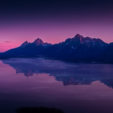 Mountain Sunset with Lake | Wallpapers HDV