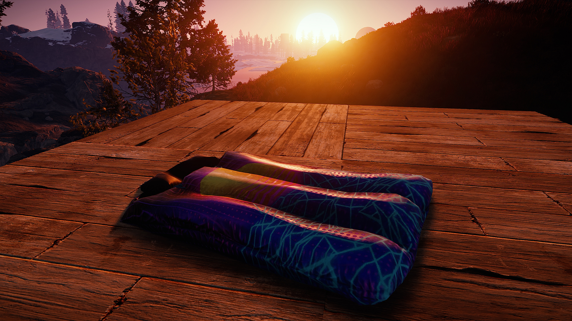 Retrowave Sleeping Bag thumbnail 4