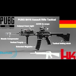 Steam Workshop::PUBG M416 Tactical with full attachments ...