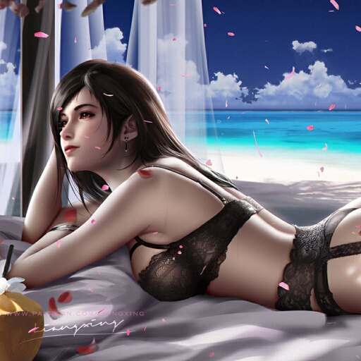 Steam Workshop Final Fantasy VII Tifa sexy lingerie by Liang Xing