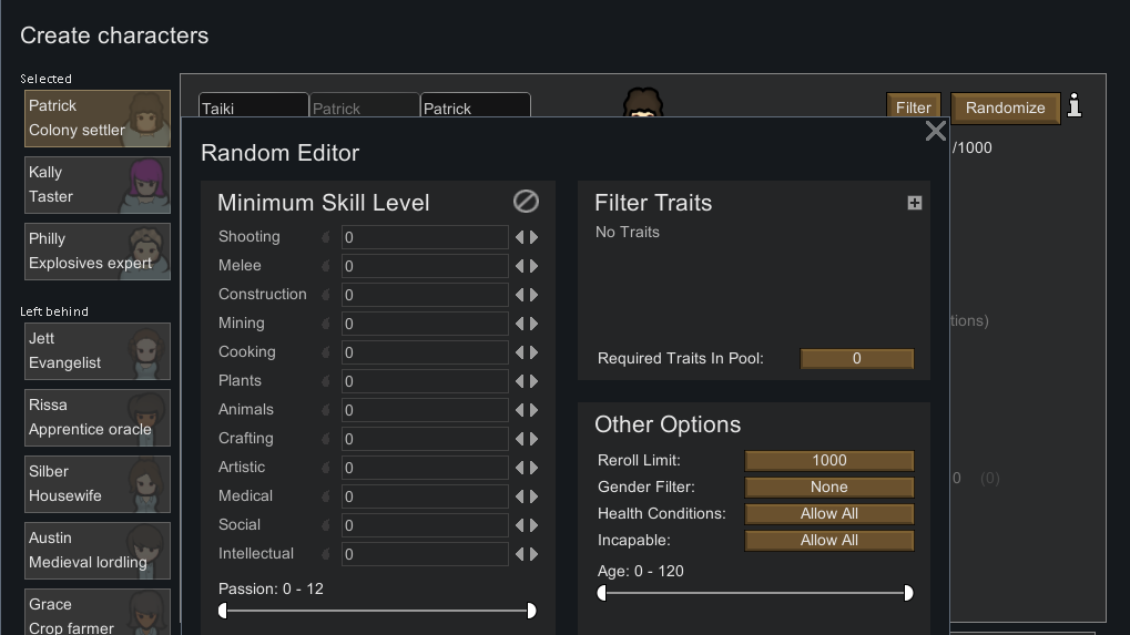 rimworld мод random plus