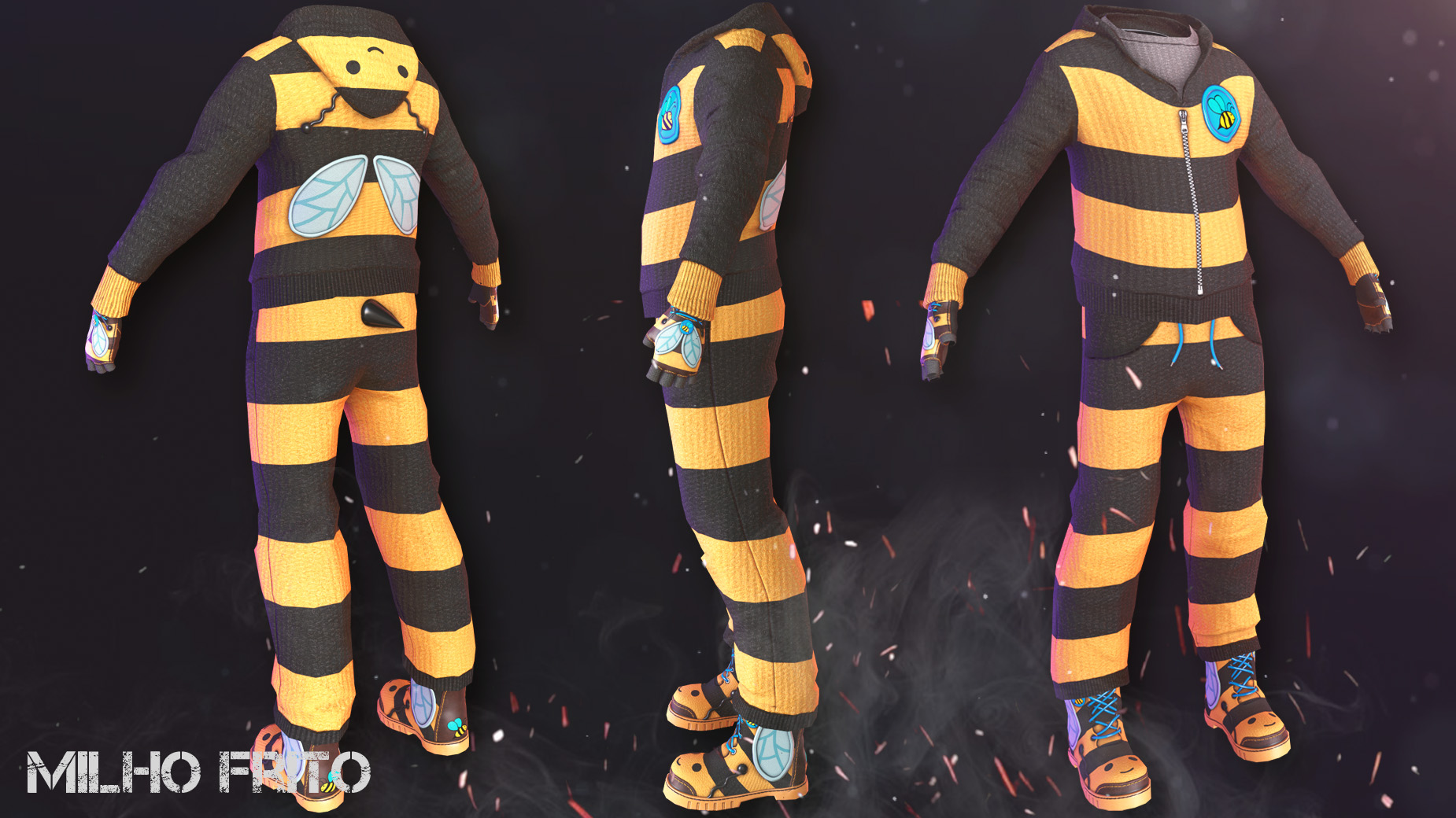 Bee Cosplay Gloves screenshot 1