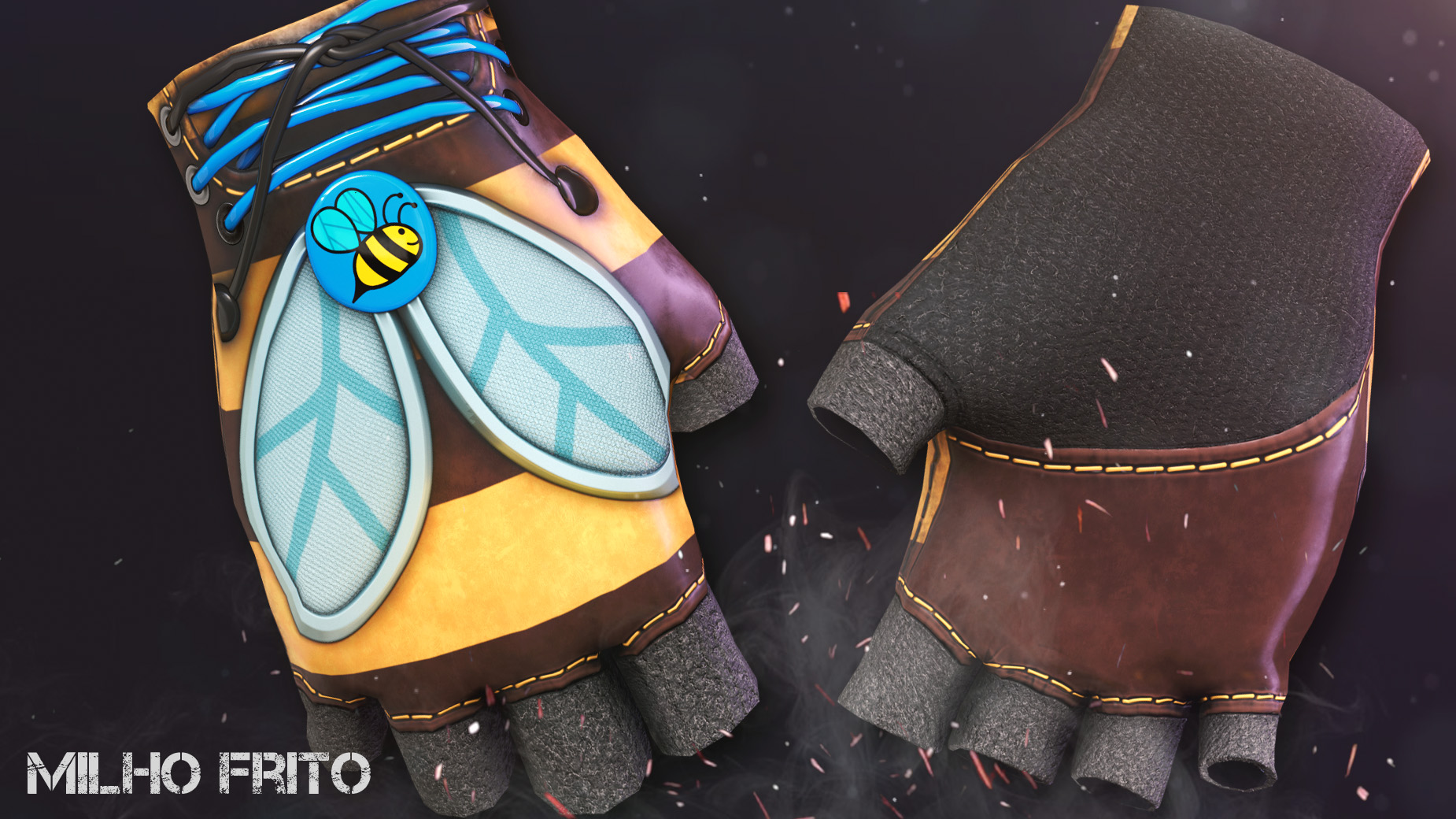 Bee Cosplay Gloves thumbnail 2