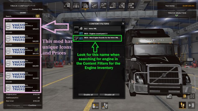 Скачать мод Pack Powerful engines + gearboxes v для Euro Truck Simulator 2 (x)