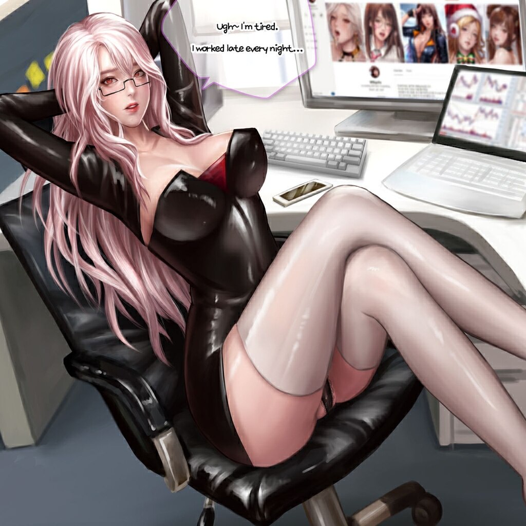 [milkychu] office girl
