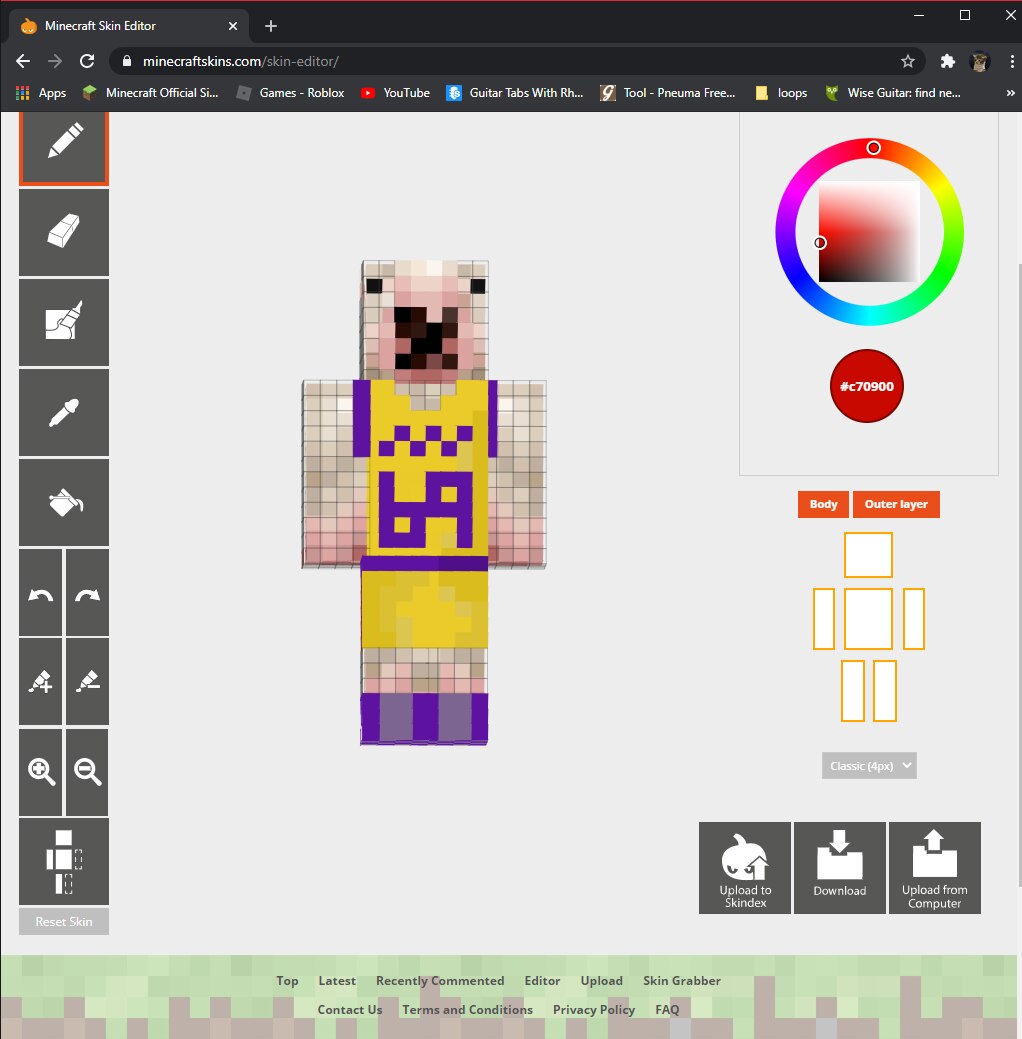 could someone make my roblox avatar into a minecraft skin plz (no offense  to mc) : r/minecraftskins