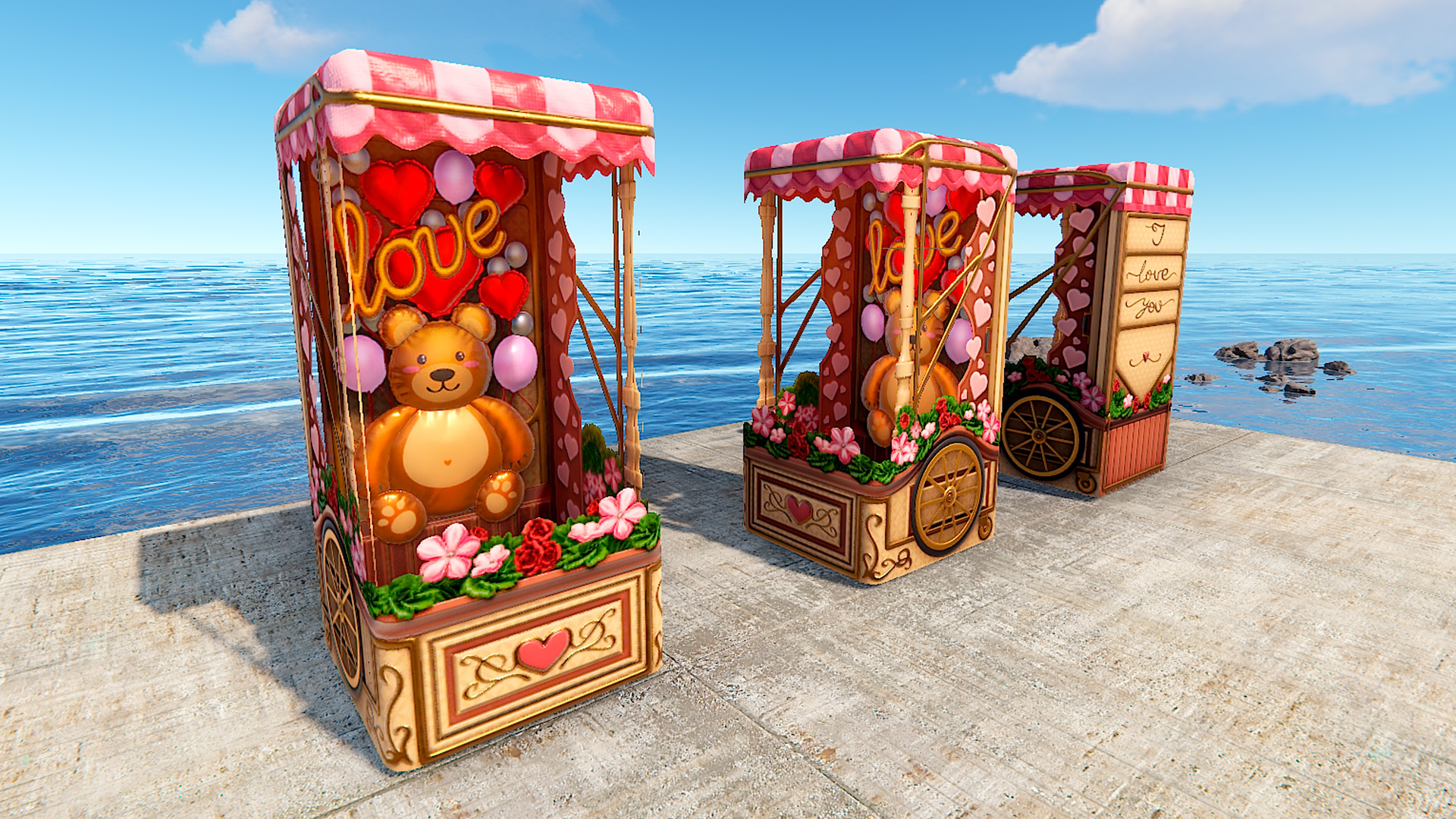 Lovely Balloon Cart thumbnail 2