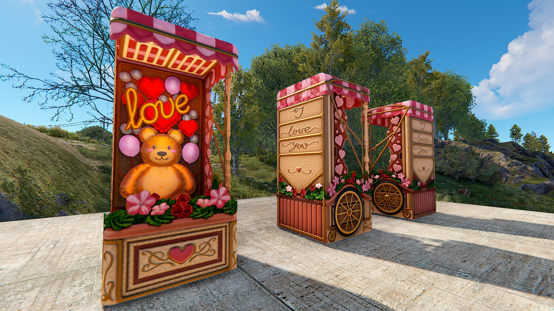 Lovely Balloon Cart thumbnail 3