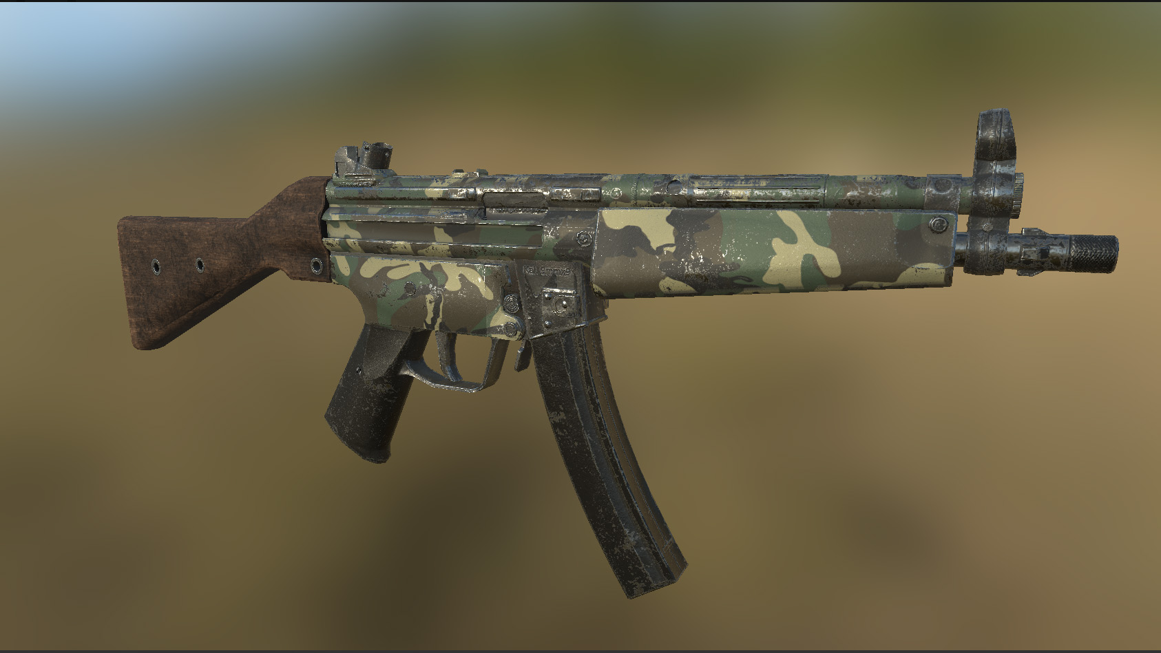 Military Camo MP5 screenshot 1