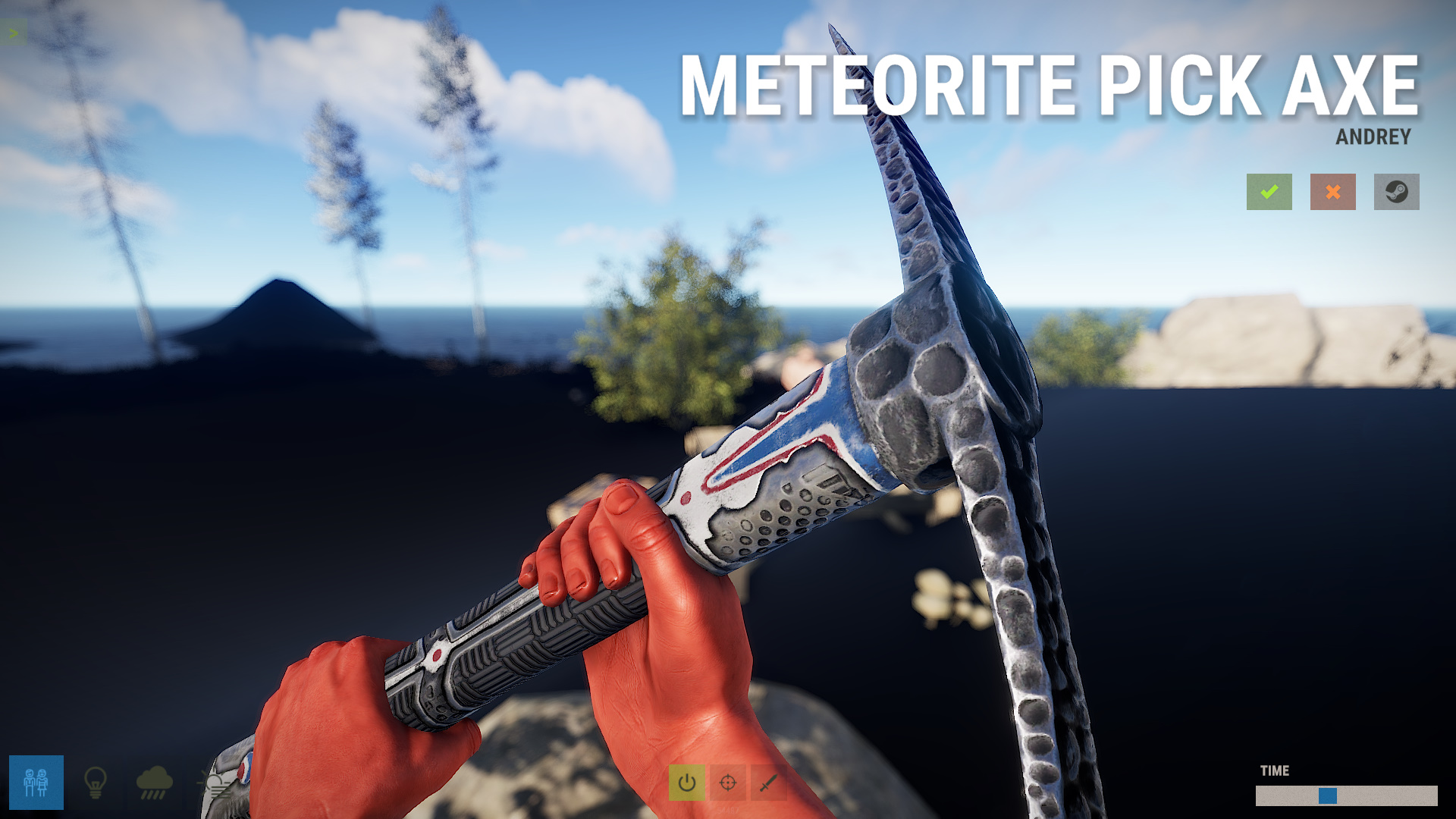 Meteorite Pick Axe thumbnail 2