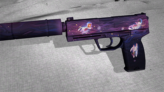 Steam Workshop::USP-S | Space Cats