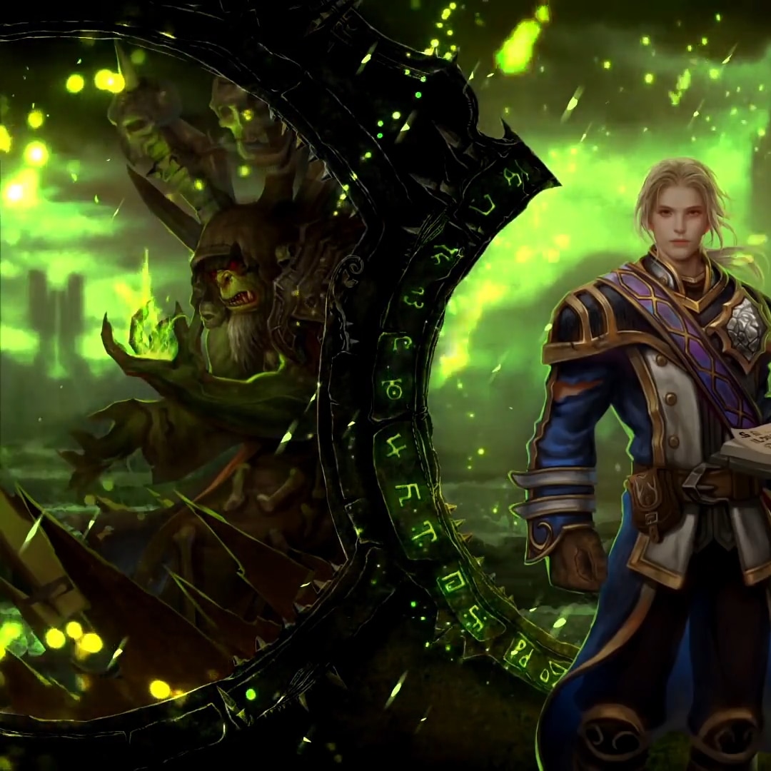 World of Warcraft Legion animation + Audio Guldan Illidan