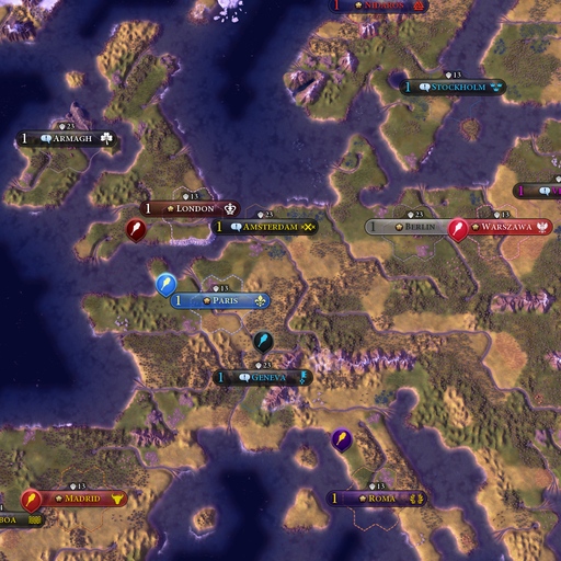 Civilization V - Scrambled Continents Map Pack Download