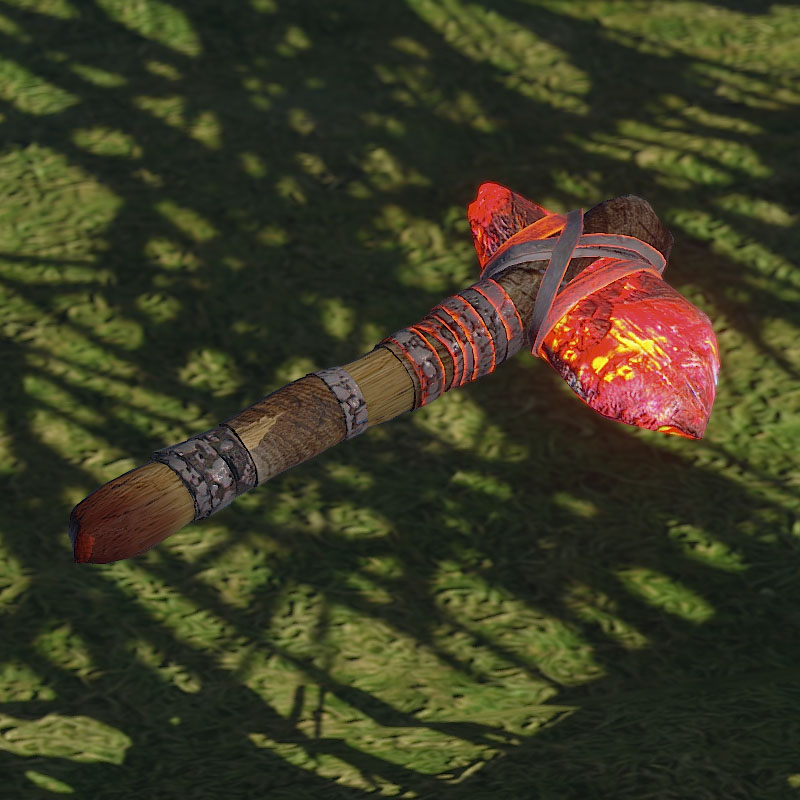 Volcanic Stone Hatchet thumbnail 6