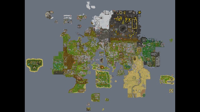 Fleshed Out Full Rs Map Credits In Comments 2007scape