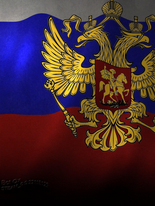 RUSSIAN FLAG – COAT OF ARMS