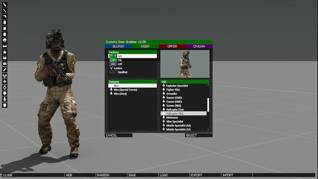 Steam Workshop Cryme S Gear Grabber Virtual Arsenal Mod