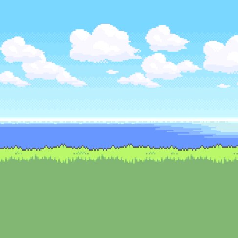 Pokemon Ruby/Sapphire Cloudy Sea Animated