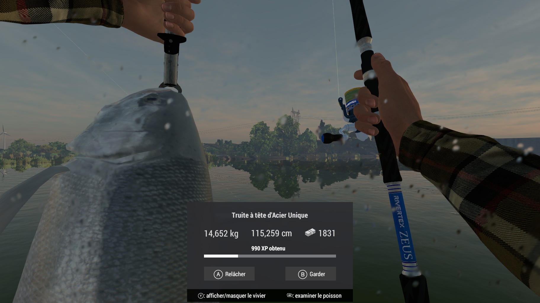 steam fishing planet what to do with fish caught