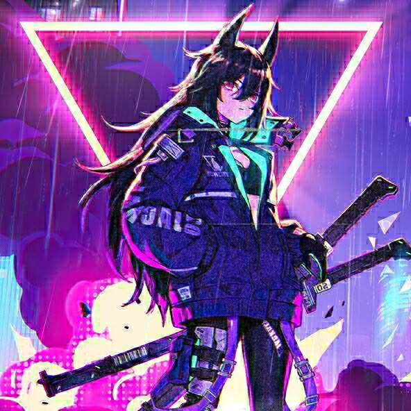 Cyberpunk anime samurai girl (Visualizer)