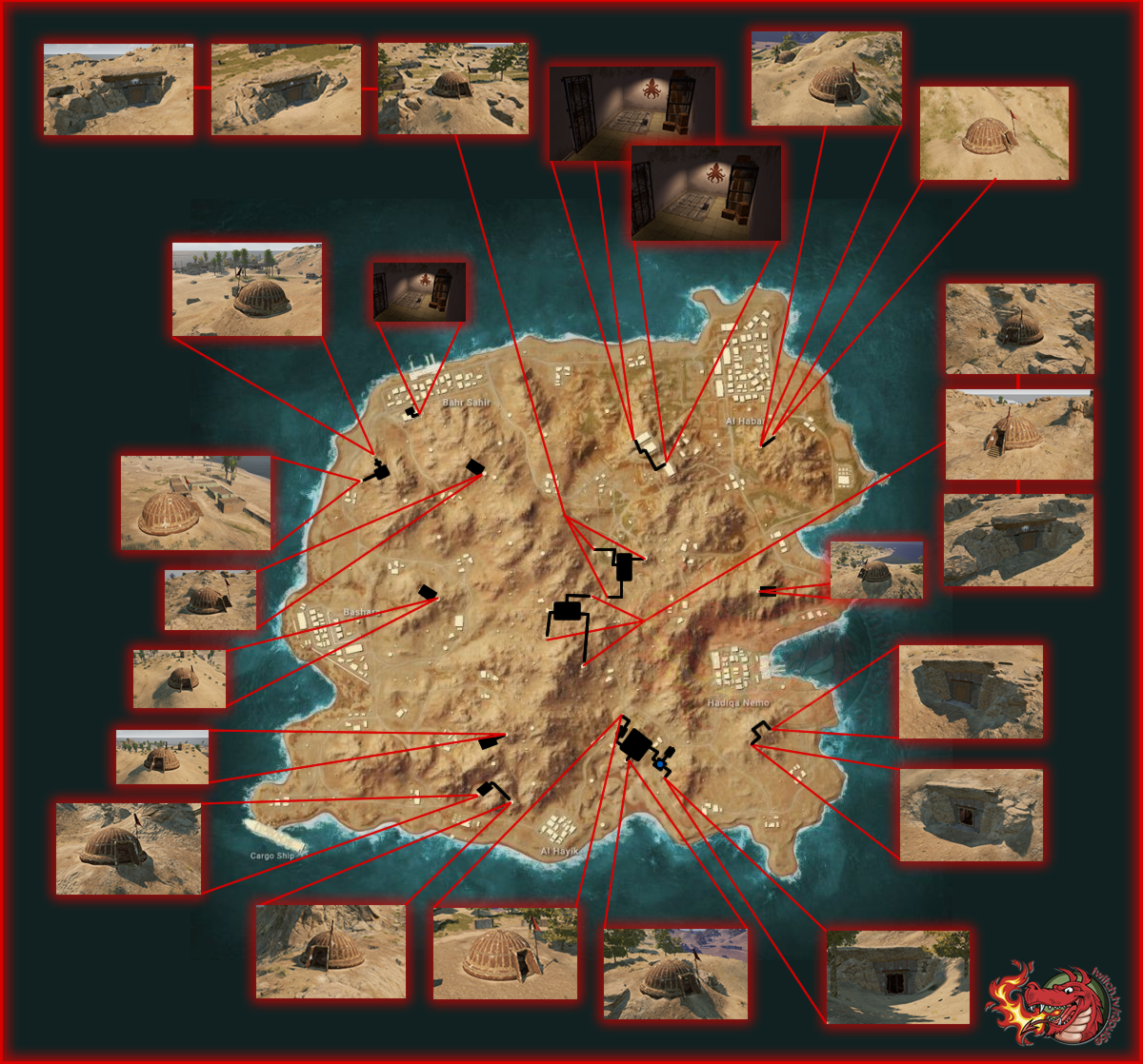 Karakin Underground Map / Locations image 1
