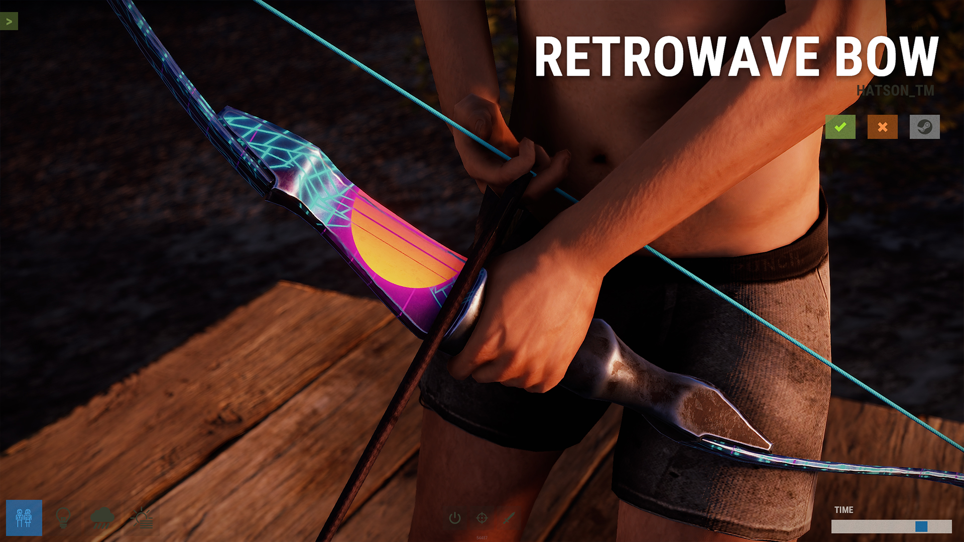 Retrowave Bow thumbnail 5