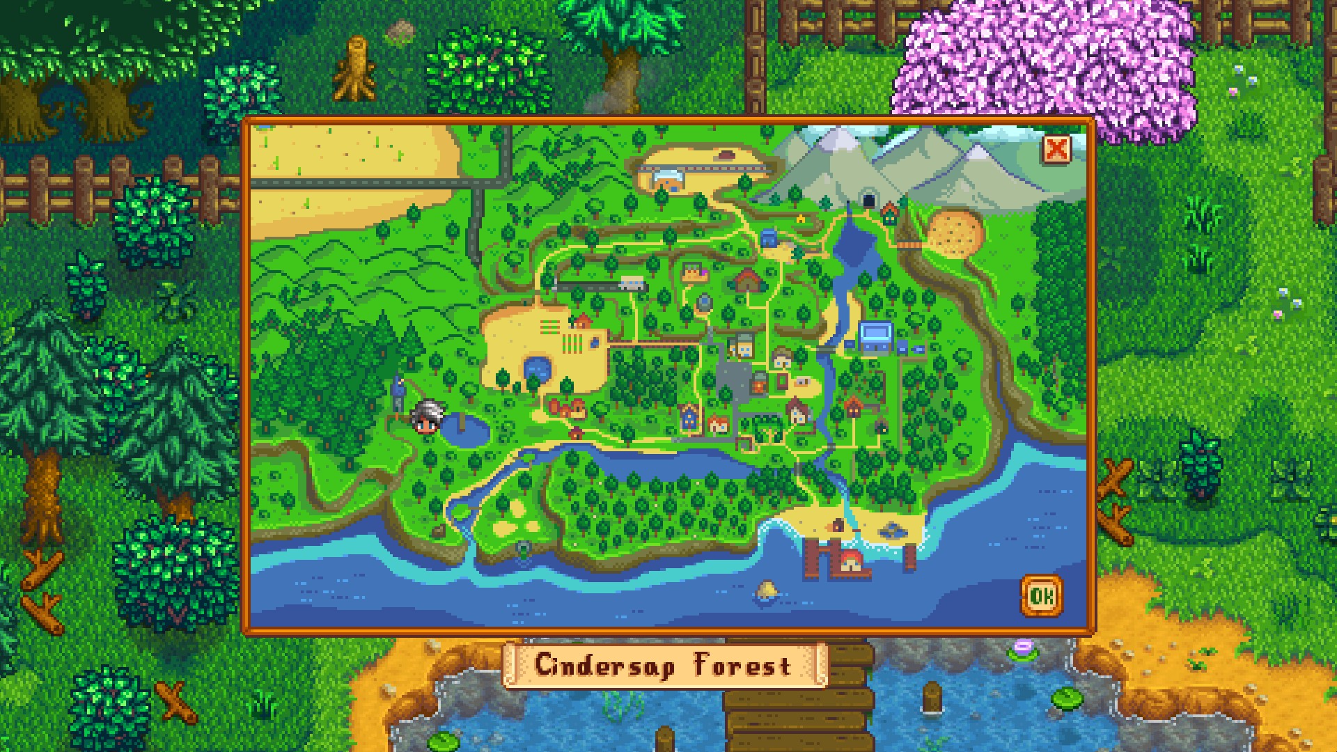 Cindersap Forest Stardew Valley