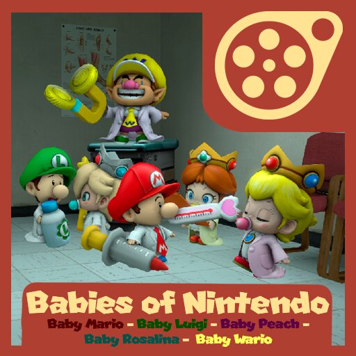 Steam Workshop Super Mario Babies Of Nintendo Sfm Version