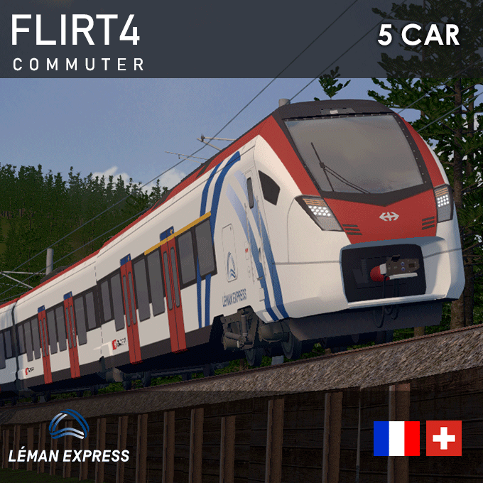 Steam Workshop Stadler Flirt4 Leman Express 5car