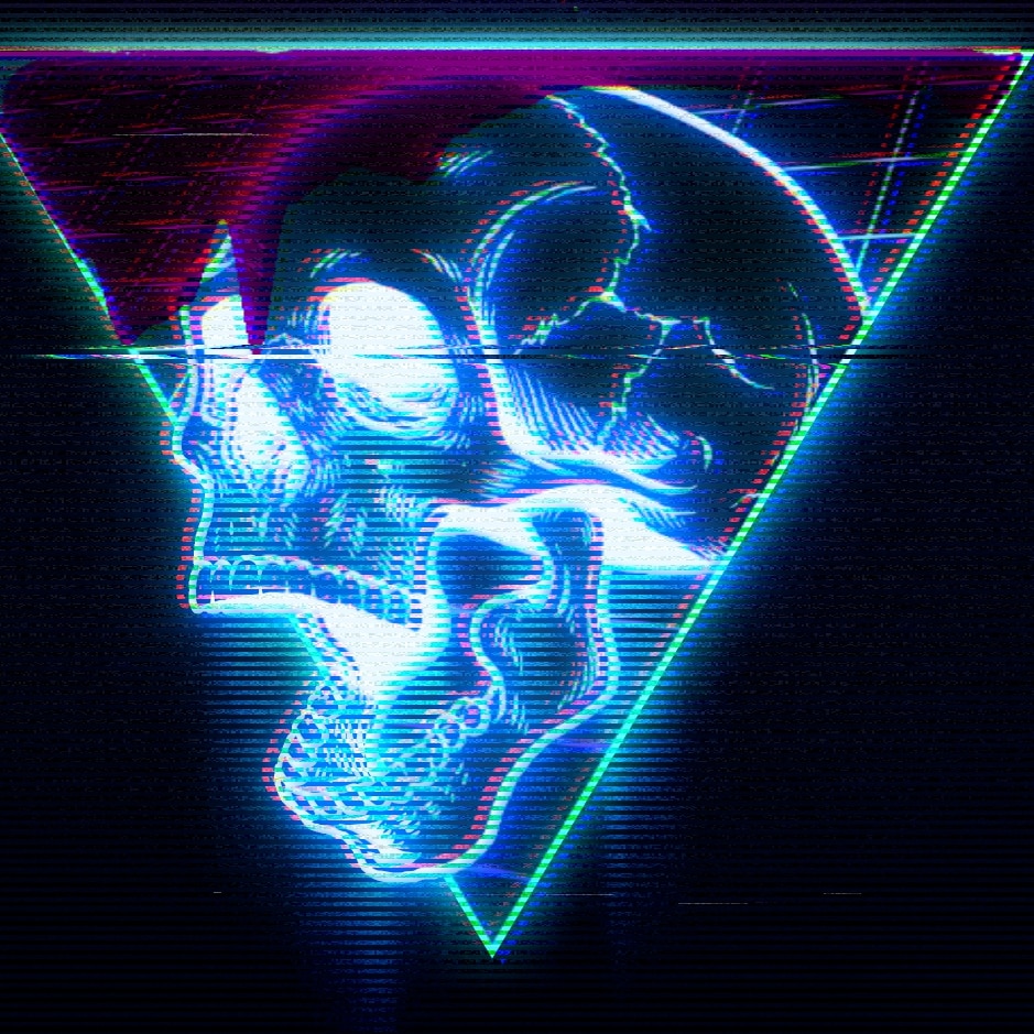 Skeleton Vaporwave | Wallpapers HDV