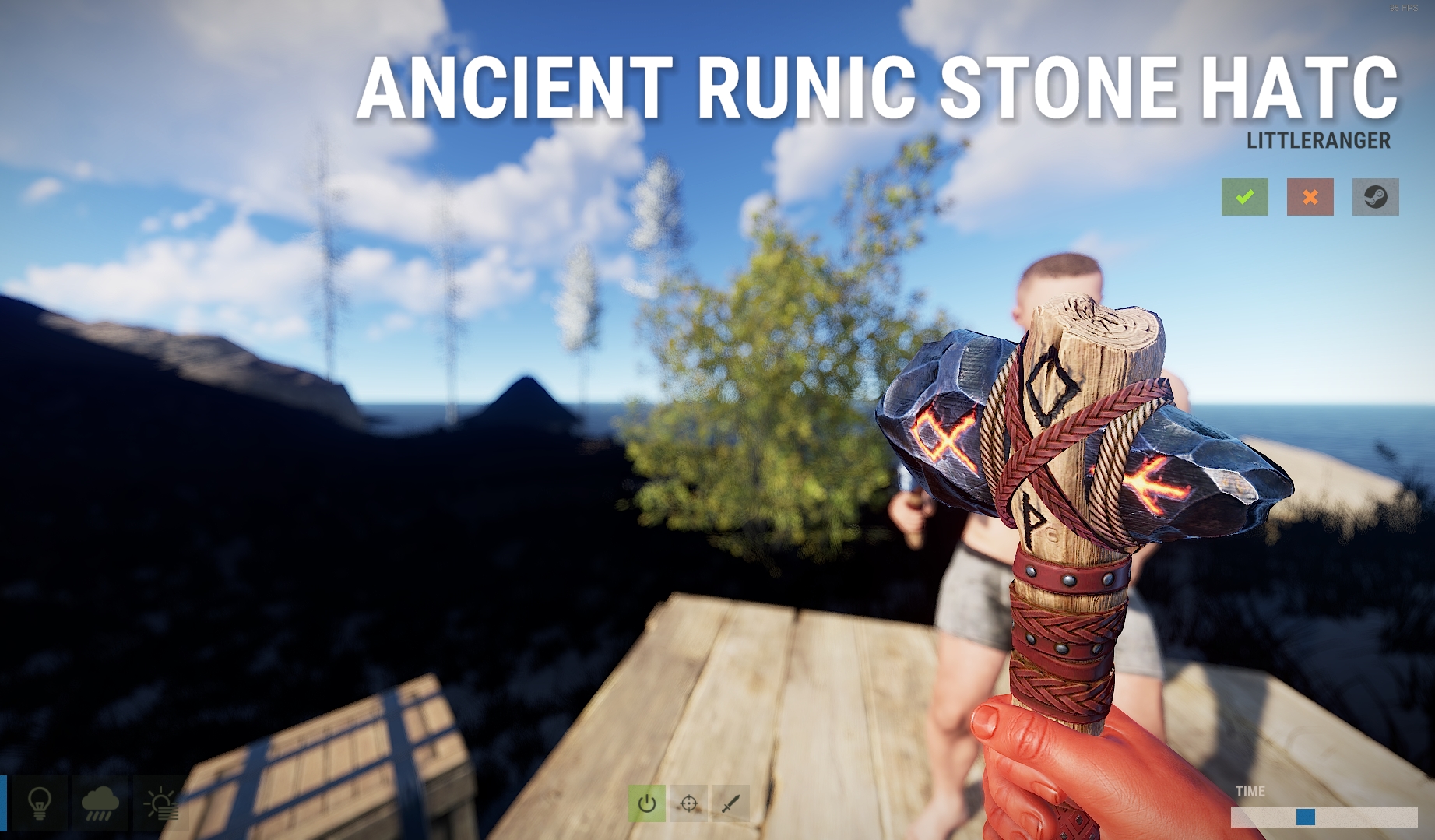 Ancient Runic Stone Hatchet thumbnail 3