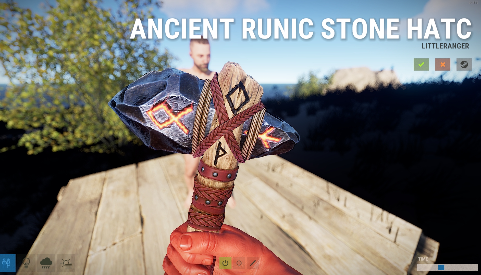Ancient Runic Stone Hatchet screenshot 1