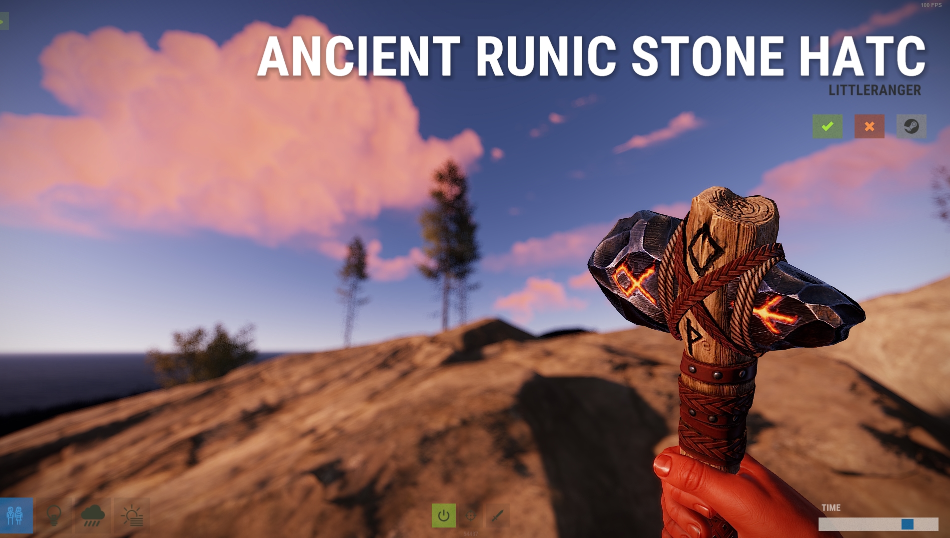 Ancient Runic Stone Hatchet thumbnail 5